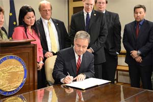 Governer Parnell Signs SB 25 into law